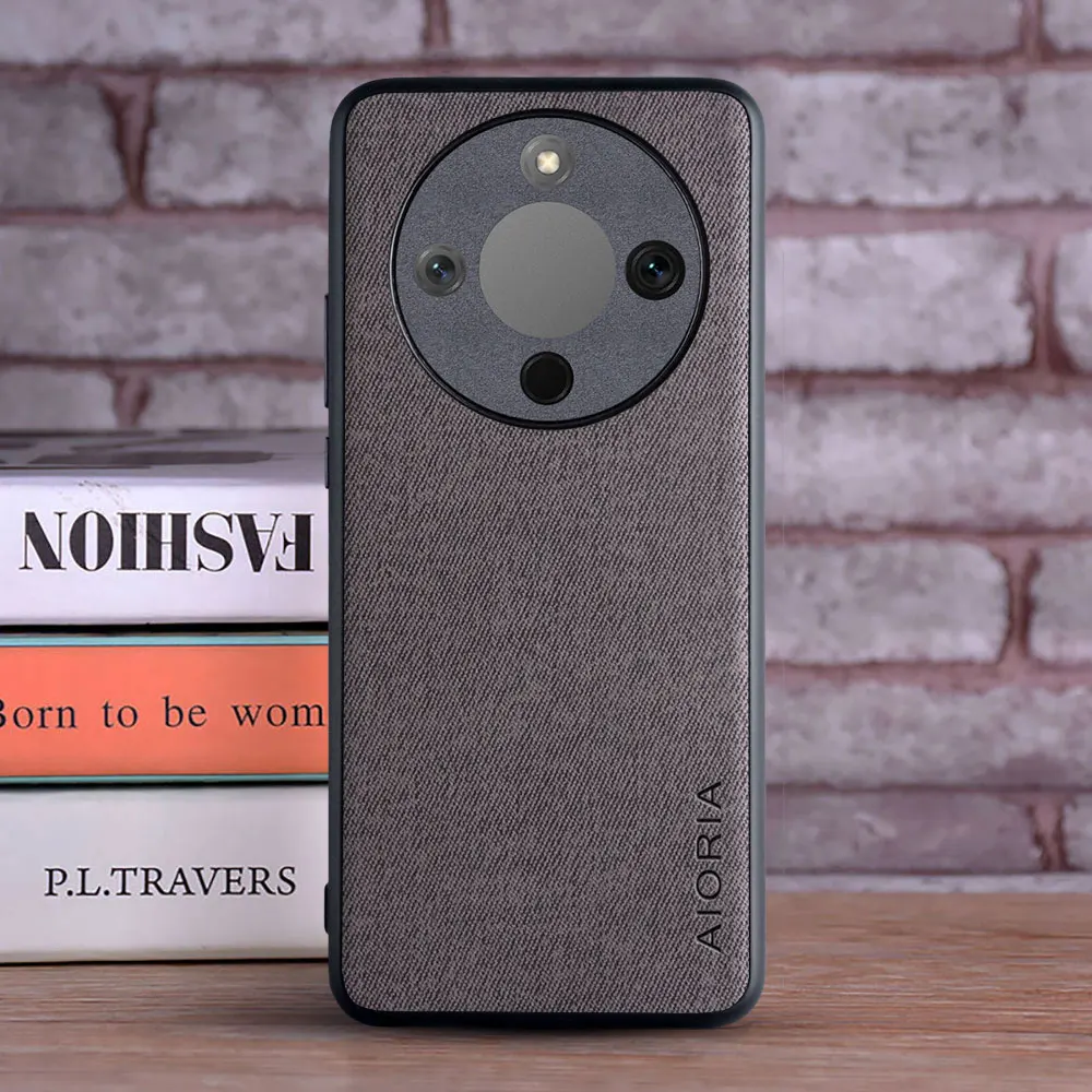 Luxury Textile Leather Phone Case Cover - Premium Coque and  Design