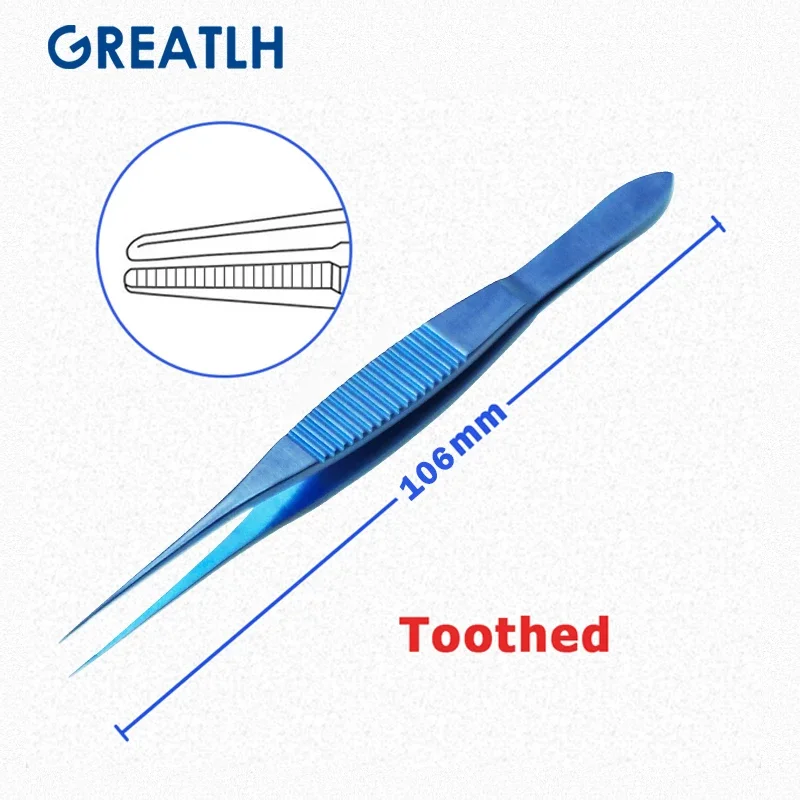 Ophthalmic Titanium alloy Mcpherson Tying Forcep Tweezer Instruments ophthalmic tool surgical instruments