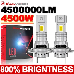 Mini Wireless H7 LED Headlight Bulb - Ultra - Bright 6000K Auto Lamp - H7 (6000K Cold White)