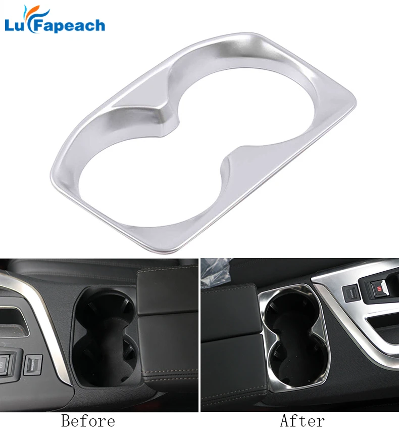 Portabicchieri Per Interni Auto Per Peugeot 4008 5008 3008 Gt 2017 2018 Accessori Per Lo Styling Della Copertura Cromata Opaca