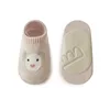 5Pairs/lot 2024 New 0-5Years Anti-slip Non Skid Ankle Socks With Grips For Baby Toddler Kids Boys Girls All Seasons Cotton Socks 4