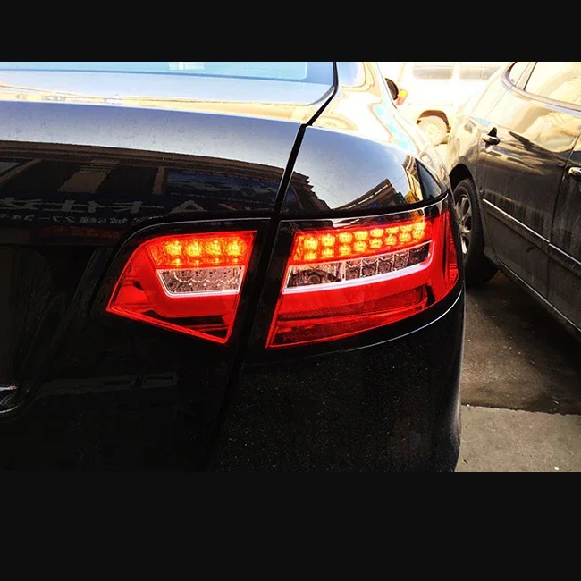 아우디 A6L 용 LED 테일 램프 DRL, 브레이크, 주차, 신호 LED 라이트, 리어 램프