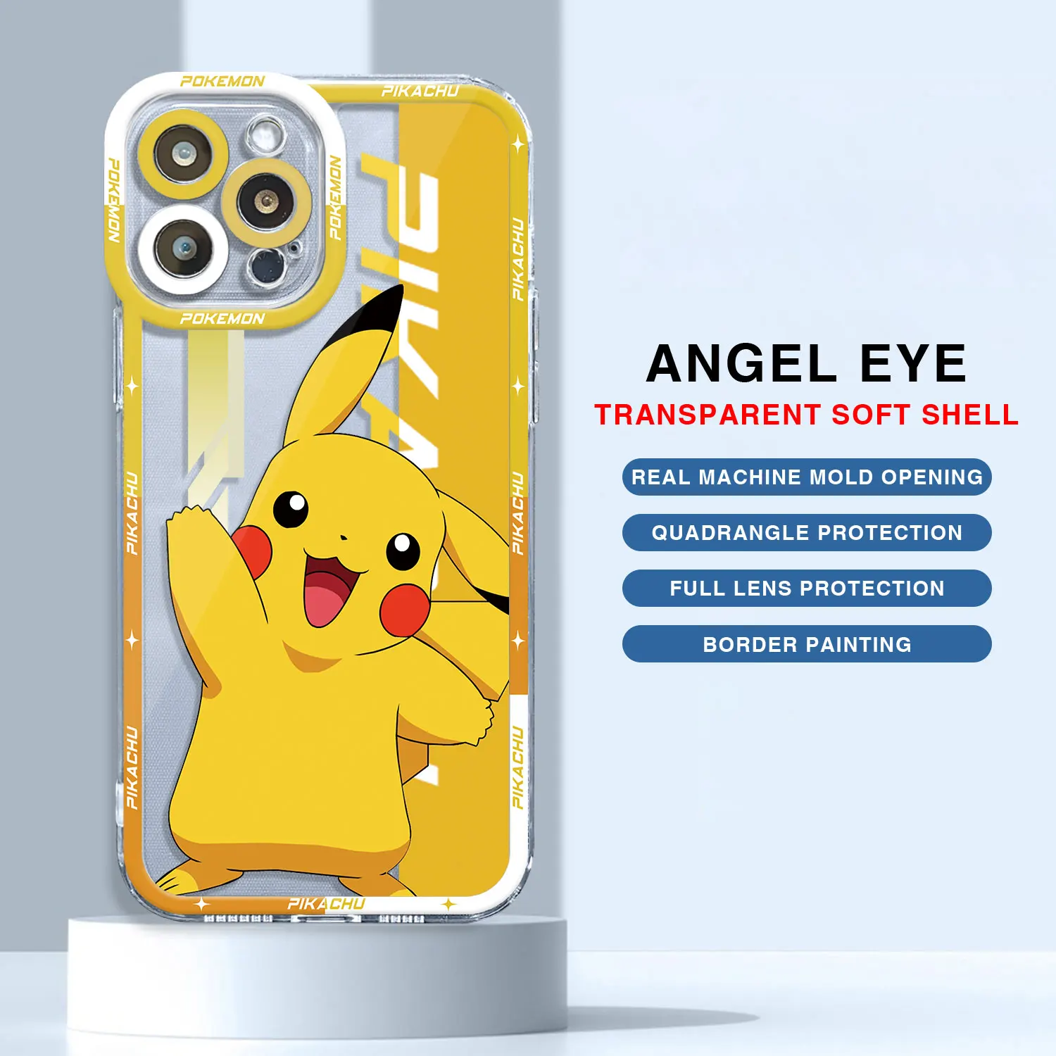 Custodia Per Apple Iphone 11 13 Mini 14 Pro Max 12 X Xs Xr 7 8 Plus 6 6S Se Custodia Morbida In Silicone Funda Tpu New Pokemon Pikachu