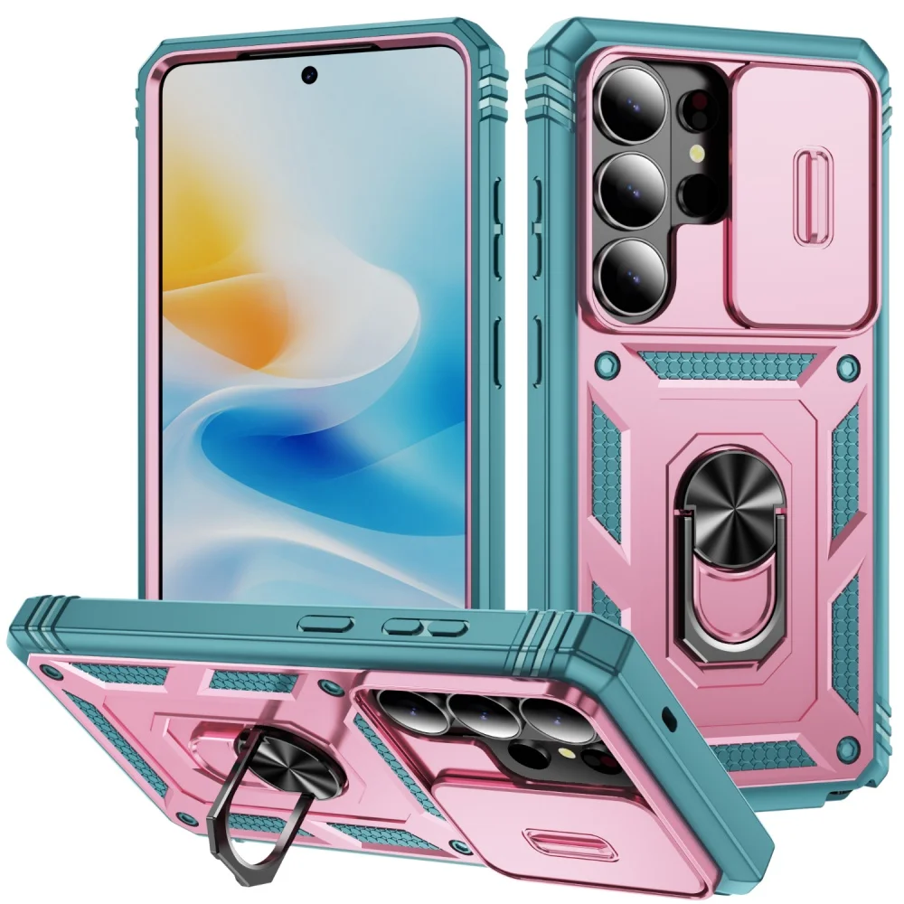 Durable Armor Lens Protection Case with Magnetic Holder Compatibility