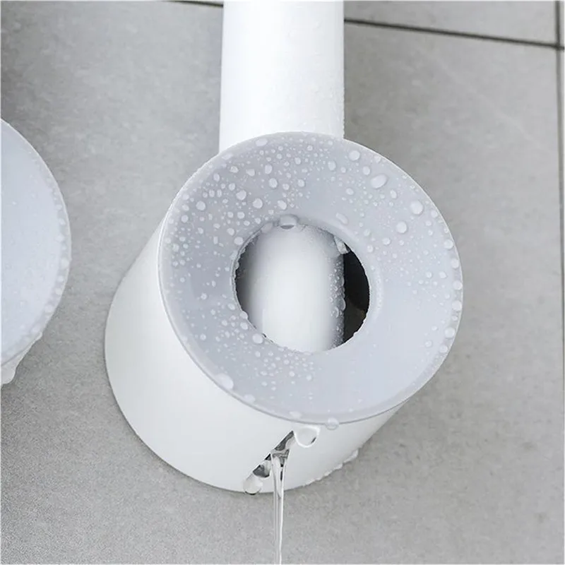 1pc Electric Toothbrush Holder Wall-Mounted Dustproof Toothbrush Holder Perforated Bathroom Electric Brush