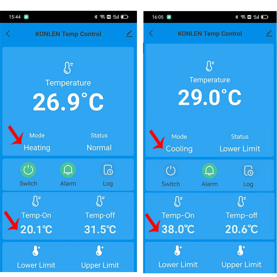 Tuya WIFI temperature Sensor Thermometer Monitor Heating Freezer Controller Room