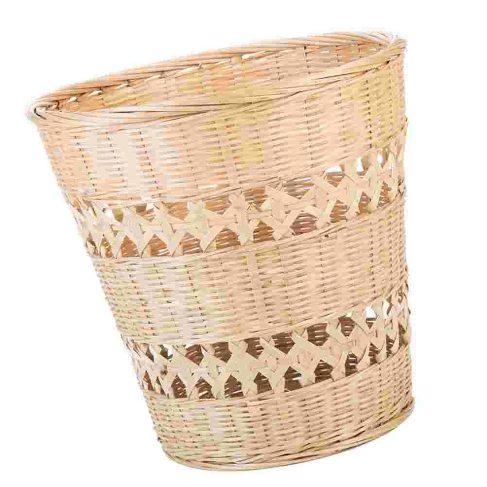 

Rattan Storage Basket Woven Garbage Cans Shelf Storage Baskets Laundry Basket Seagrass Wicker Baskets Rattan Storage Bins Box
