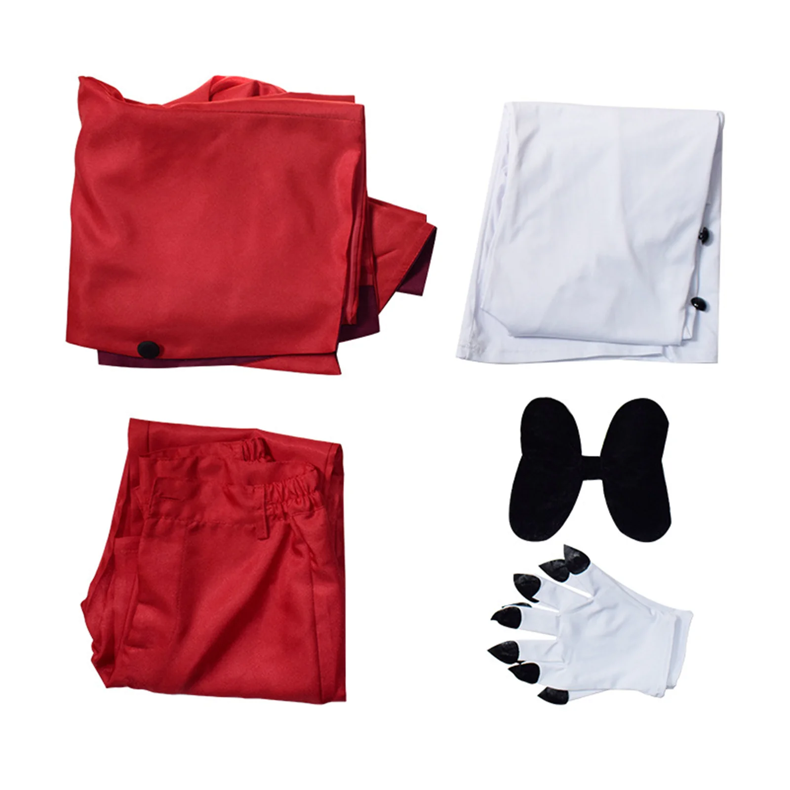 thumbnail image 1 of Disfraz de Anime Charlie para mujer adulta, traje de Cosplay con pantalones y parte superior roja, uniforme para Halloween, Carnaval, traje de demonio, 1 of 4