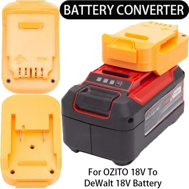 Battery Converter for Einhell/X-Change/Ozito 18V Battery to Lidl Parkside  X20V Li-Ion Battery Adapter Power Tool Accessory