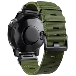Nylon QuickFit Sports Strap - Versatile 22mm/26mm Wrist Band Bracelet - QuickFit 26mm ( Army green)