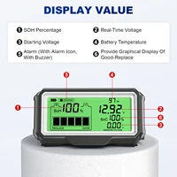 ANCEL BM200 PRO Battery Tester 12V LED Monitor Display Professional Battery Health SOH SOC Tester Analyzer Charging Tester Tool - Image 5