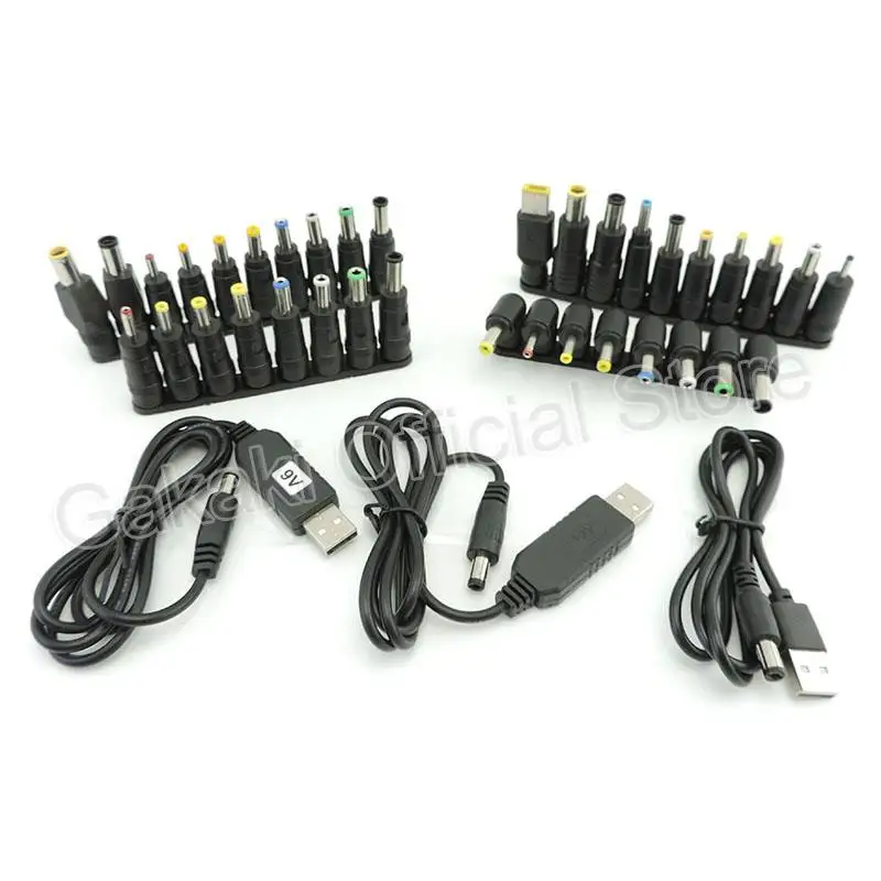 DC 5V to 9V 8.6V 12V 12.6V USB Power Boost Line Step UP Module Converter Cable 5.5x2.1mm Plug to DC Male Tips Adapter