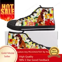 Candy Candy High Top Sneakers Mens Womens Teenager High Quality Canvas Sneaker Anime Cartoon Casual Custom Made Shoes 1