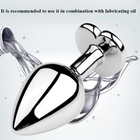 Anal Plug Herzförmigen Metall Butt Plug Erwachsene Sex Spielzeug Edelstahl Anal Plug Stimulator Anal Sex Spielzeug Prostata-massagegerät Dildo 4