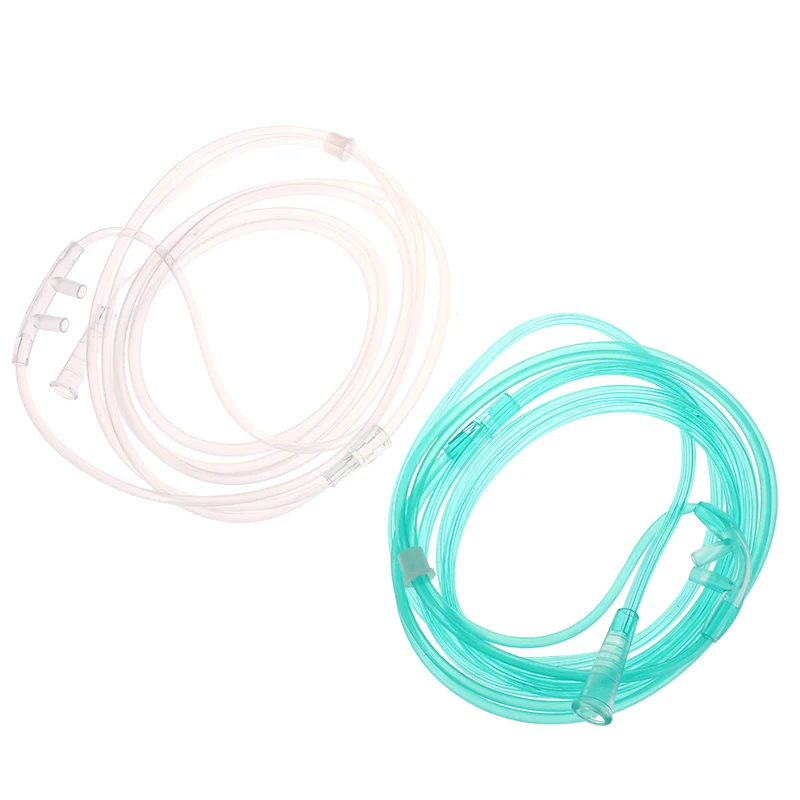 1PCS 1.5/1.8/3/4/5M Disposable Oxygen Tube Double Nasal Oxygen Tube Independent Packing Medical Care Machine Breathing Cannula nasal oxygen tube
