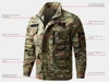 Men's Camouflage Set Spring Autumn Training Wear-resistant Jacket Thin Breathable Multi-pocket Cargo Pants Outdoor Working Suit 5