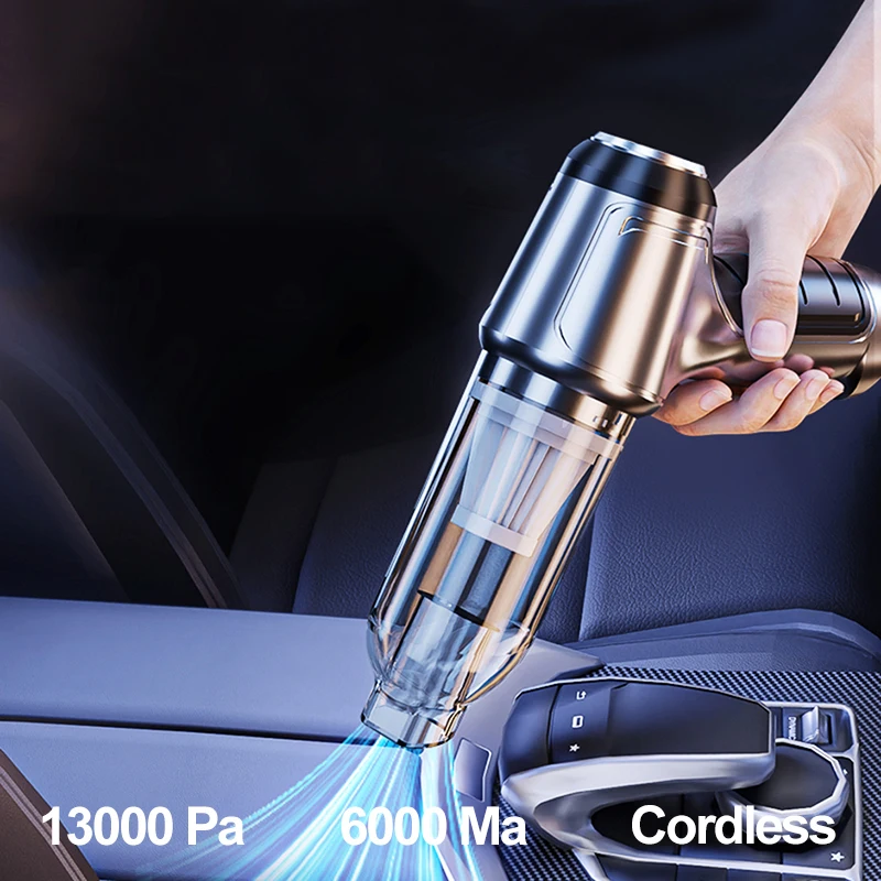 

9000Pa Cordless Car Vacuum Cleaner Handheld Auto Wireless Mini Portable Vacuum Cleaner For Car Home Desktop Keyboard Cleaning