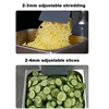 Commercial Potato Shredder, Small Carrot Slicer, Directional Vegetable Cutter, Potato Shredder, Electric Garlic Slicer 4