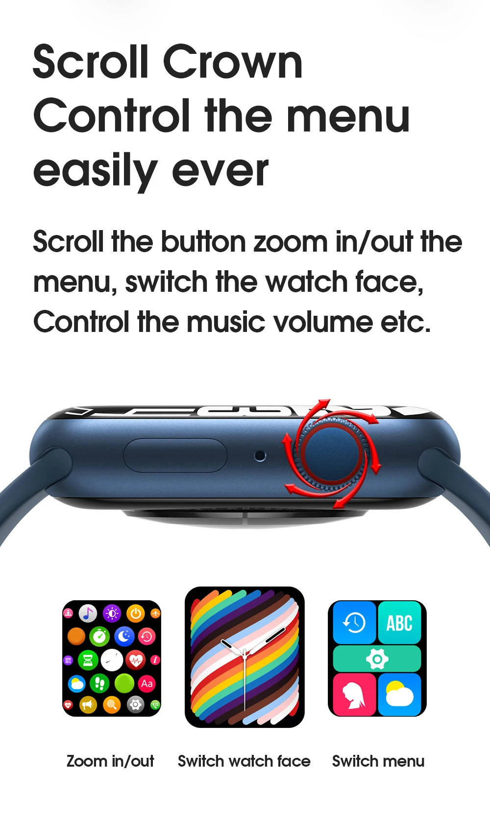2022 IWO Series 7 Smart Watch W27 Bluetooth Call ECG Heart Rate Monitor Waterproof PK W26 W37 HW22 Smartwatch For Apple&Android