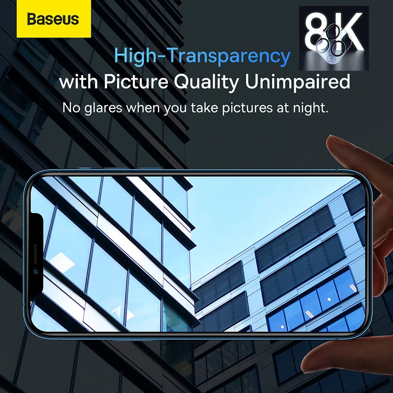 Baseus 2pcs ī޶   14 Pro Max Plus Ǯ ī޶ ȣ ʸ 13 ̴