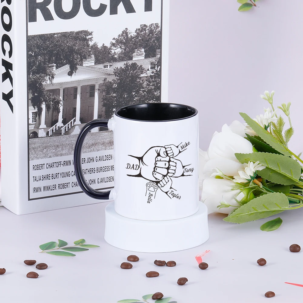 Tazza Personalizzata Per Papà - Regalo Divertente Per Compleanno, Natale O Festa Del Papà - Ceramica Da 270 Ml - Foto 6
