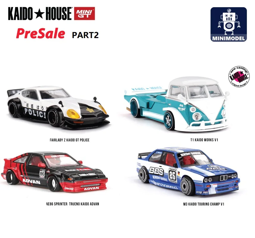 予約販売】Kaido House x MINI GT 1:64 フェアレディ Z ポリス AE86