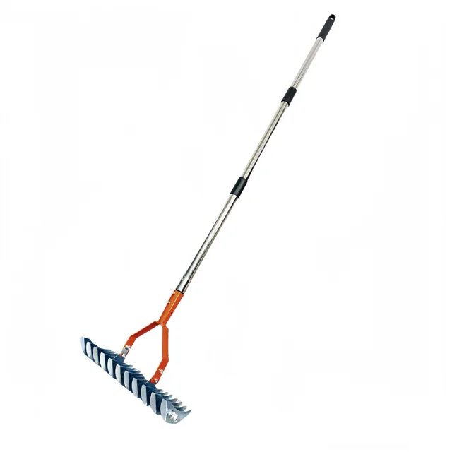 Thatch Rake for Lawn Care Detachable Dethatching Rake Garden Leaf Rake Soil Cultivator Lawn Aerator Tool with Adjustable Handle 5