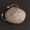 2pcs Stainless Steel Bracelet Open Bracelets DIY Expandable Bangle Bracelet Base Setting Jewelry Making Supplies Accessories 5