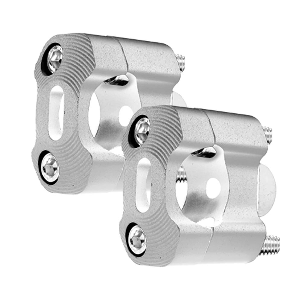 Universal Handlebar Risers Adapter for Motorcycles - Off Road Bar Clamps (1 Pair)