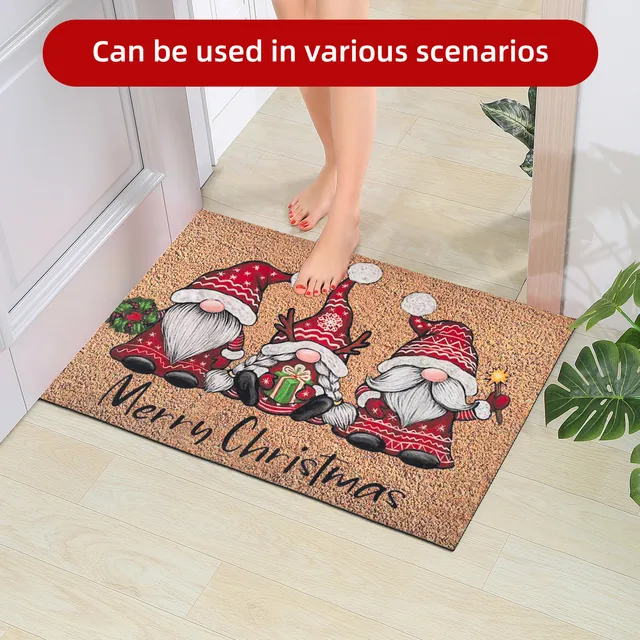 Christmas Cartoon Dwarf Door Mat 4