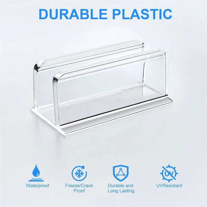 AB66-20 Pcs 벽 마운트 홀더 LED 스트립 장착 클립 로프 빛 투명 방수 클립 브래킷 접착 와이어 클립