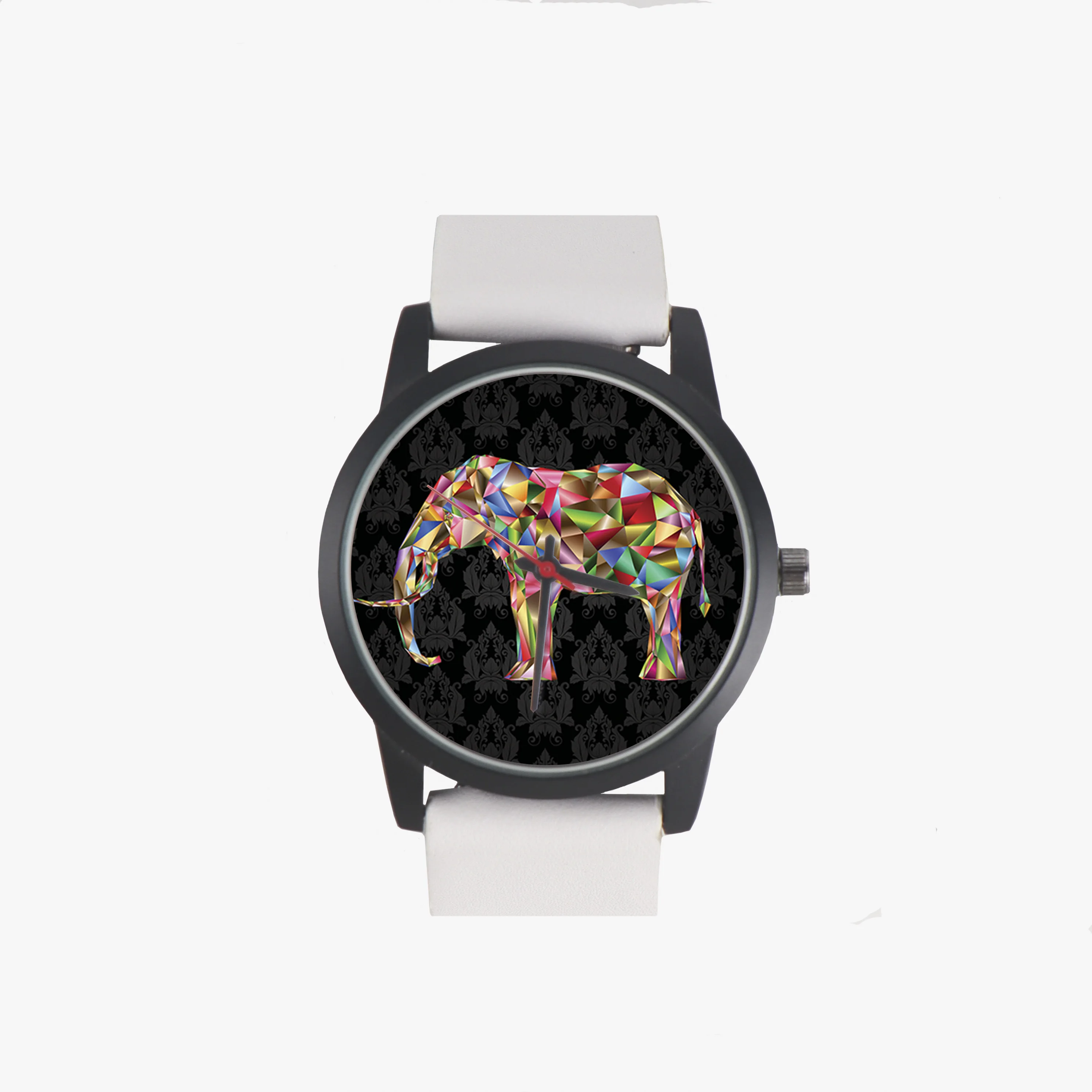 Orologio Da Polso Al Quarzo Da Donna Ladys Girls Colored Elephant Design Prisma Fashion Leisure Style Gift Souvenir Ornament Festival