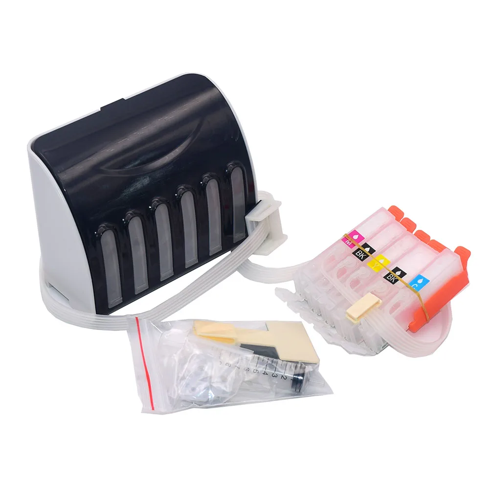 Compatible For Canon 480 481 PGI-480 CLI-481 Ciss Ink Cartridge PIXMA TS704 TR7540 TR8540 TS6140 TS9540 TS6240 TR 7540 Printer