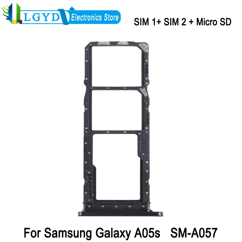 Vassoio Per Schede Dual Sim Per Samsung Galaxy A05S Sm-A057 Sim1 + Vassoio Per Schede Sim2 + Parte Di Ricambio Per Vassoio Per Schede Micro Sd
