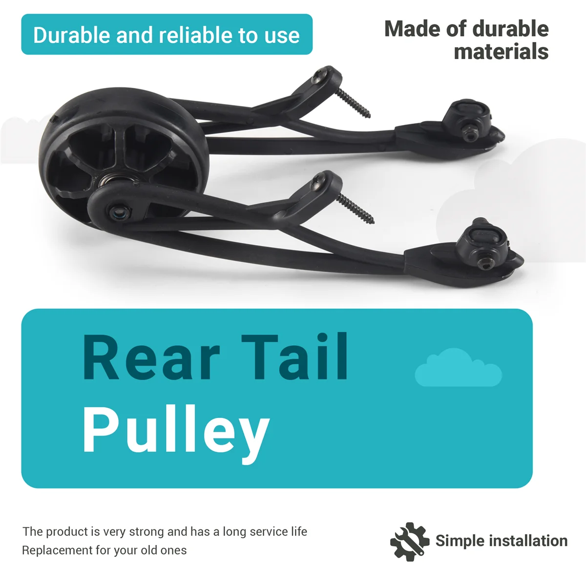 Rear Tail Pulley Kit for 1/8 HPI Racing Savage XL FLUX Rovan TORLAND BRUSHLESS Truck Rc Car Parts