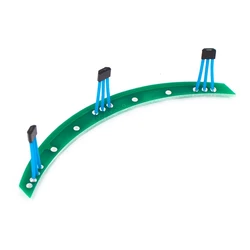 Enhanced Electric Scooter Hall Sensor Module - Essential PCB Component (As Shown)
