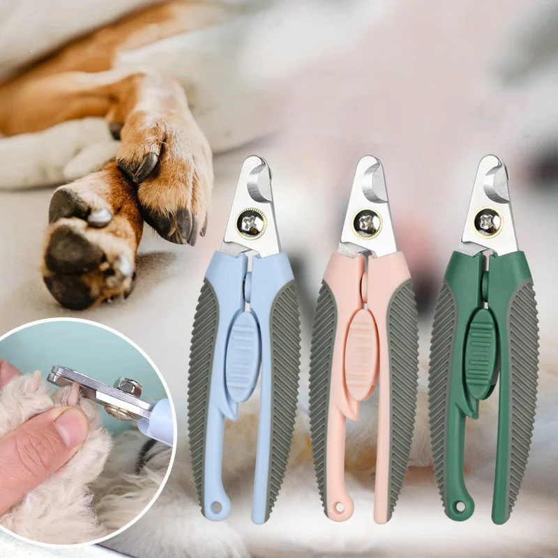Professional Pet Nail Clipper Stainless Steel Dog Cat Nail Trimmer LaborSaving Scissors for Claw Care Grooming Supplies Size Fit