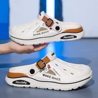 Sandales coordonnantes pour hommes et femmes, pantoufles de plage, semelle optique, chaussures d'eau, mules classiques, baskets d'extérieur 2