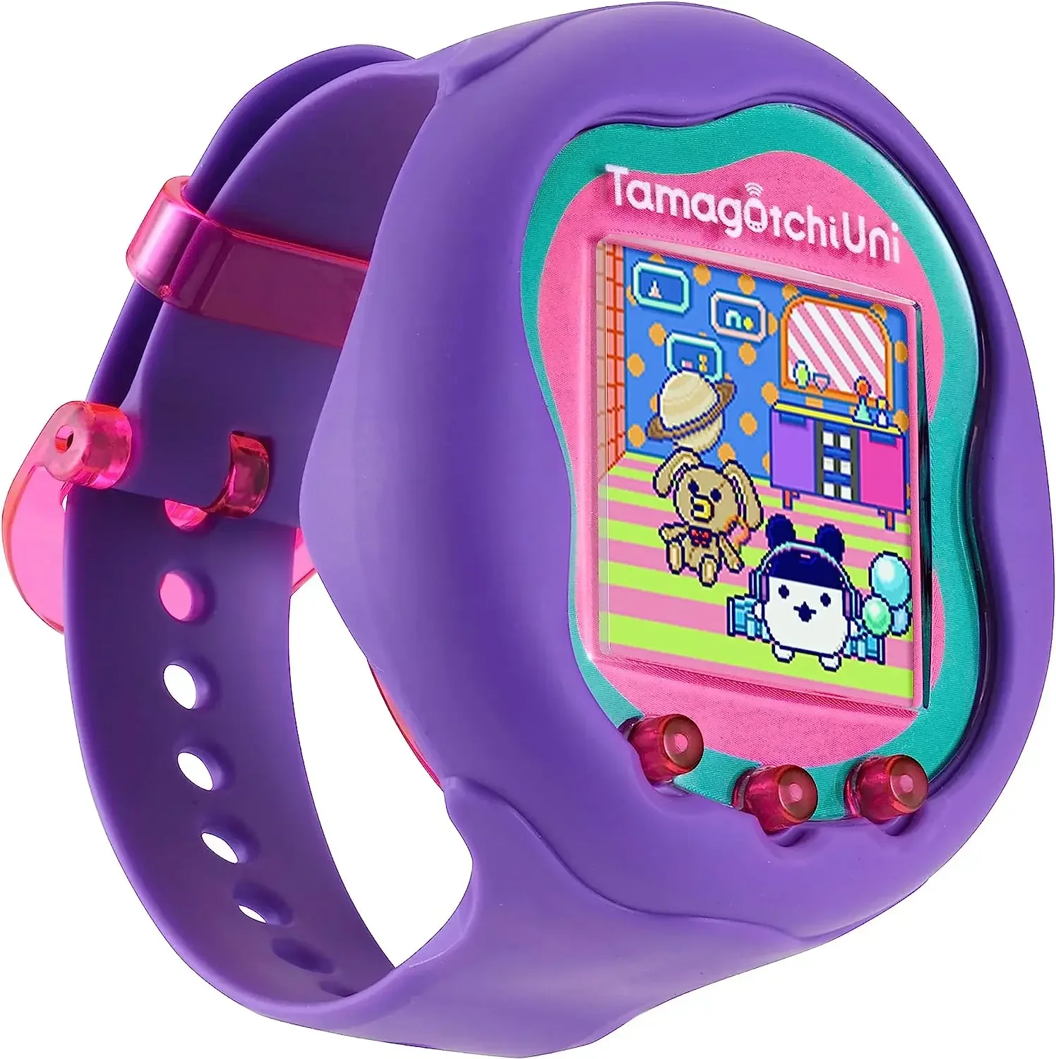 Tamagotchi Uni ブルー Wi-Fi対応 BANDAI Tamagotchi Uni Blue Wifi Tamaverse Handheld Game Battery