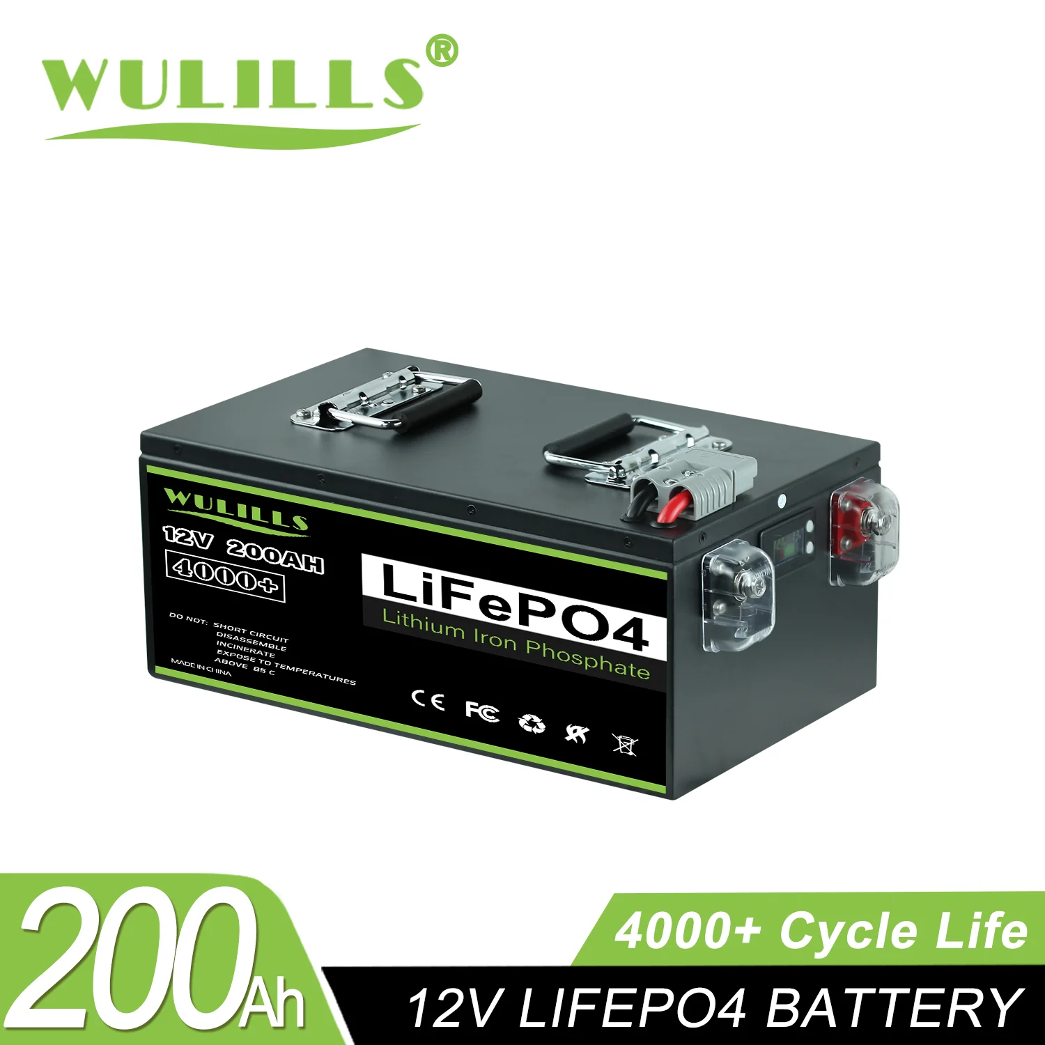 Batterie LiFePO4 WULILLS 12V 24V 200Ah - Marché complet de l'énergie