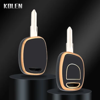 Nuovo TPU Car Remote Key Case Cover Shell per Renault Twingo Clio Kangoo Master NE73 VAC102 Protector Holder Fob Bag accessori
