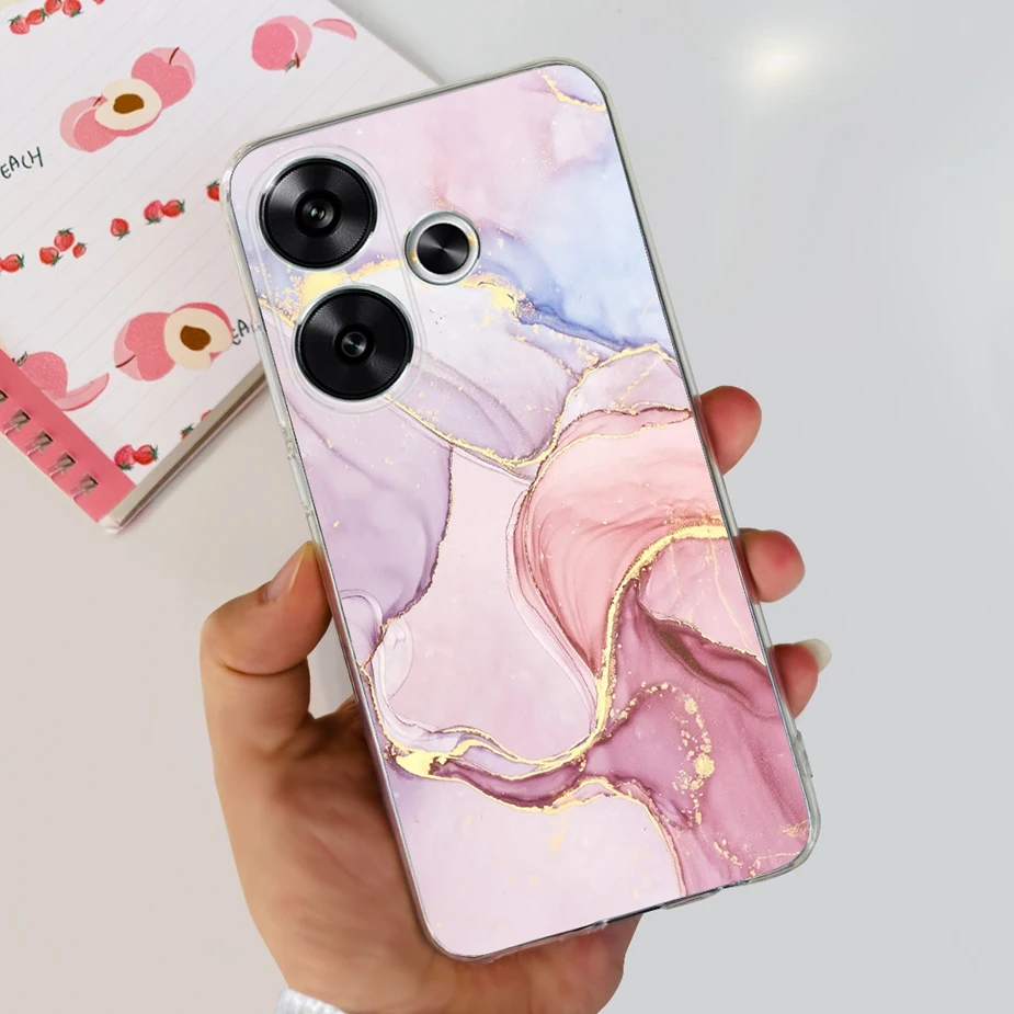 Cute Painted Soft Silicone Phone Case Cover