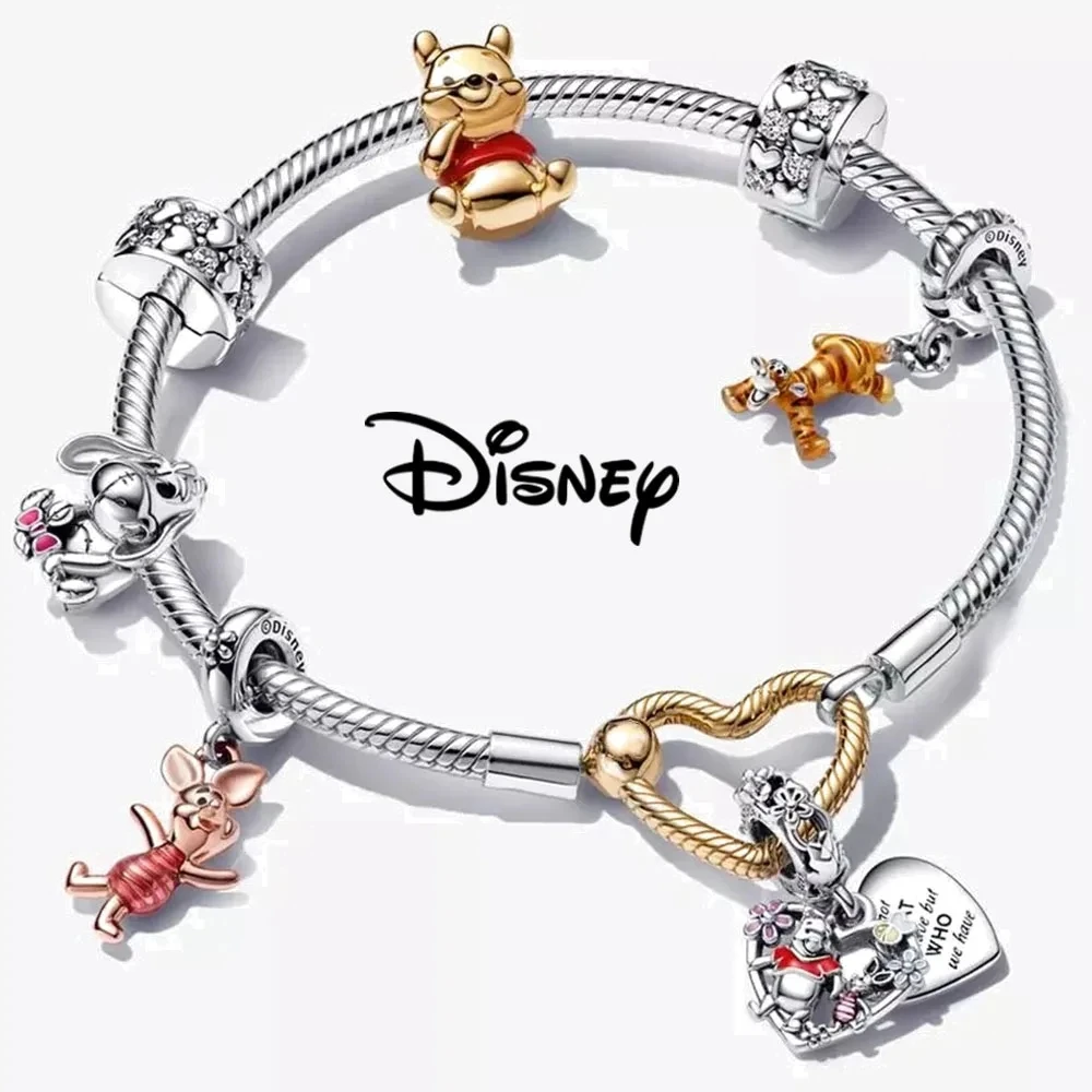 The Disney Winnie the Pooh Tigger Charms S925 Beads Fit Bracelet Sterling Silver DIY Jewelry Kids Women With Original Brand Logo 3