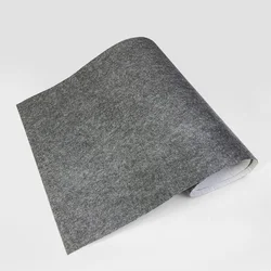 Self-Adhesive High-Temperature Resistant Non-Woven Felt Carpet for Home, Camper, and Car Repair (Light gray)