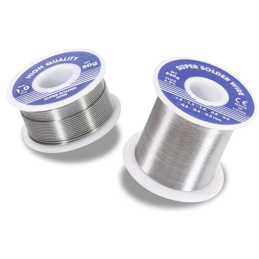 Soldering Tin Wire 100g Tin Wire Lead Solder Wire Diameter 0.8mm Rosin Flux-cored Smoke Less Cleaning-free Welding