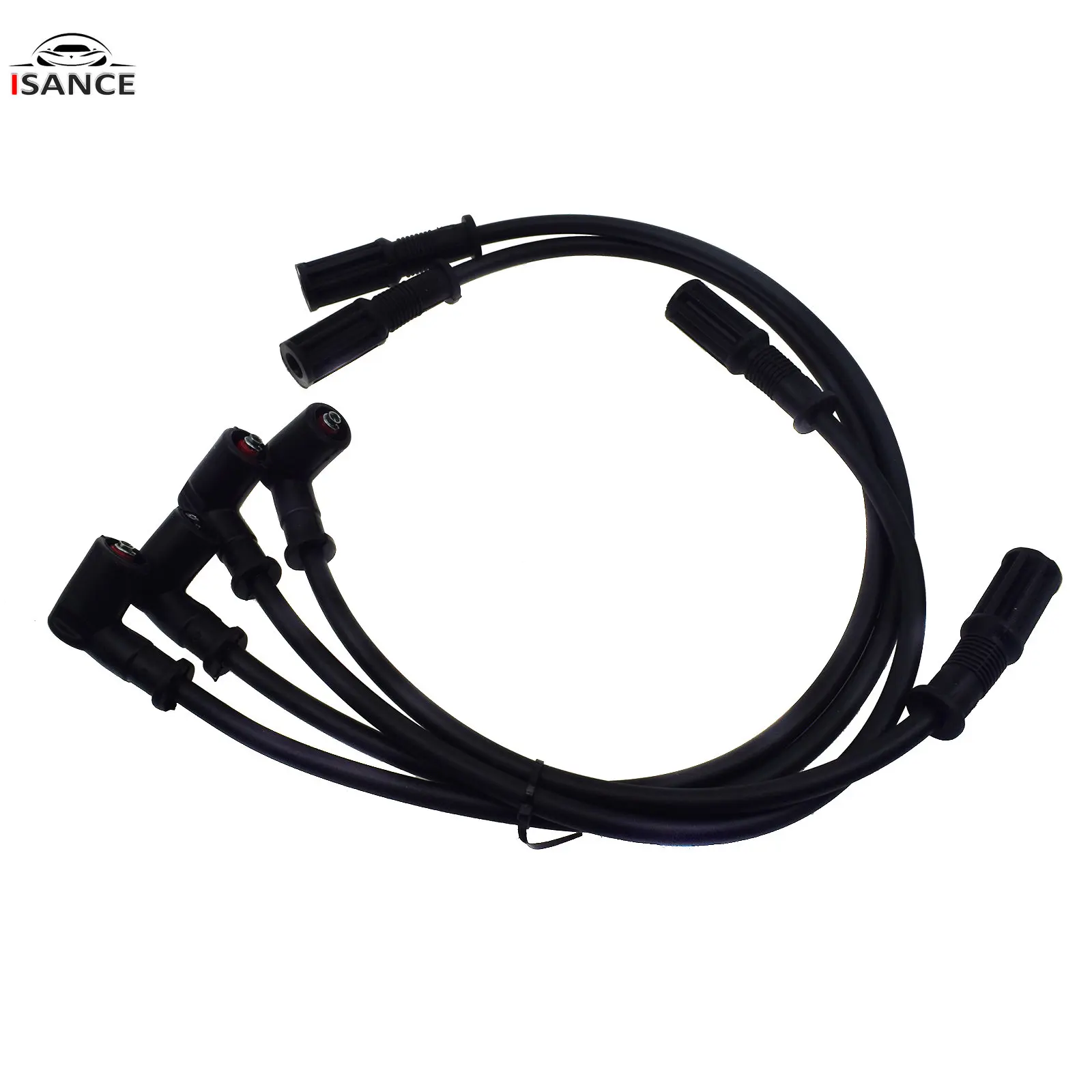 New Ignition Cable Plug Wires Wiring Set Black 68354541AA For Fiat Mobi 2017 2018 2019 2020 2021 683 545 41AA