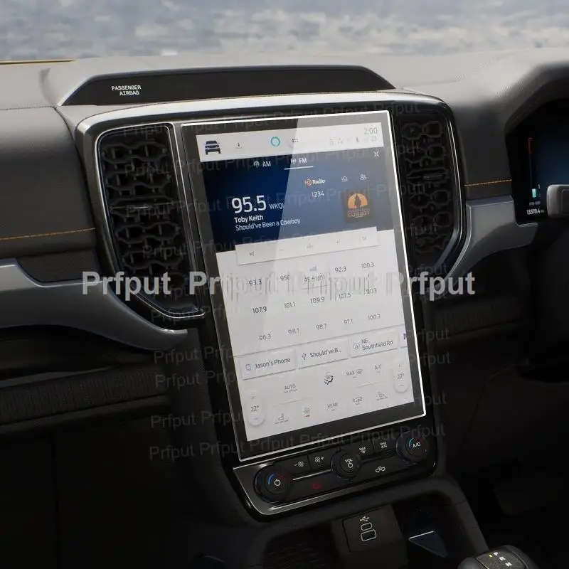 Pellicola Vetro Temperato Per Navigator Ford Ranger 2023-2024 - Protezione Schermo 10,1" - Foto 10