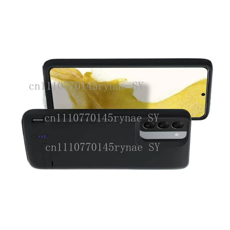 삼성 갤럭시 S20Plus 슬림형 충격 방지 실리콘 보조 배터리 커버용 10000mAh/20000mAh 배터리 충전기 케이스