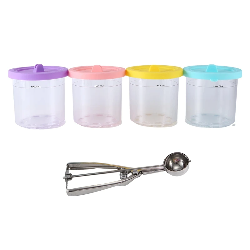 

4 шт./упаковка, запасные банки для хранения мороженого