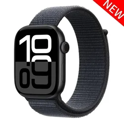 Premium Nylon Loop Strap for Apple Watch - Versatile and Durable Replacement Bracelet (117 Thick ink color)